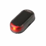 Onerbuy Solar Power Simulated Car Alarm LED Light Anti-theft Warning Lights Flashing Security Lamp (Red)