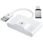 iPhone Wireless Carplay Adapter, iPhone Carplay from Wired CarPlay to Wireless CarPlay, Wireless CarPlay Dongle Support iOS 13+ Compatible with P