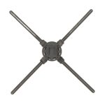 3D Holographic Advertising Machine, 100-240V 3D Hologram Projector 2000x720 4 Leaves 32G Memory Card for Malls for Supermarkets (UK Plug)