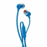 JBL T110 Wired In-Ear Headphones with JBL Pure Bass Sound, in Blue