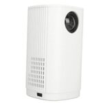 Mini Projector, 1920x1080 Resolution WiFi Movie Projector, Support Same Screen, USB AUX Input Interface LCD Projector, Built in Speaker, for Andr