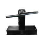 TUMAHE 3D Hologram Fan Holographic Advertising Machine Protective Cover 42 Cm LED Fan Screen Transparent Cover Pendulum Desktop Acrylic Protectiv