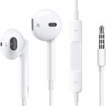 Ymdei In-Ear Headphones with Microphone Volume Control Earbuds Noise Isolating 3.5mm Jack Lightweight Earphones for Samsung,HUAWEI,iPad,iPhone,iP