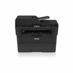 Brother Laser Multifunction Printer, Black and White, Automatic Front/Back Printing Stampa, Copia, Scansione e Fax Black