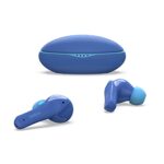 Belkin SOUNDFORM Nano, True Wireless Earbuds for Kids, 85dB Limit for Ear Protection, Online Learning, School, IPX5 Certified, 24 H Play Time for