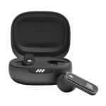 JBL Live Flex Earphones, In Ear Bluetooth Earphones with 40 hours of Battery Life, Noise Cancelling and Water Resistant, in Black