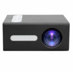 Mini Projector 320 x 240 Resolution Household Projector LED Projector with Remote Control, Support AV + USB + HDMI + small memory card + 5V-2A po