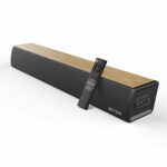 MEGACRA Sound Bar, BESTISAN Sound Bars for TV Wired and Wireless Bluetooth 5.0 Home Theather System Speaker (24 inch, 60 Watt, Deep Bass, Three E