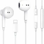 For iPhone Headphones,in-ear HiFi stereo isolating wired earphones with Microphone and Volume Control,Noise earphone Compatible with iPhone 11/11