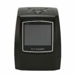 Film Scanner, Adjustable Brightness 2.36 Inch TFT LCD Resolution 32GB Expandable 5MP Preview Playback Edit Slide Projector for 35mm/135mm Color B