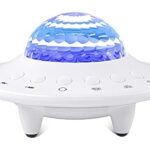Lovedfgh Galaxy Projector 3 in 1 LED Light Galaxy Projector with Bluetooth Speaker, Remote Control&Timing Function, 21 Dimmable Colors UFO Projec