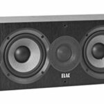 ELAC Debut 2.0 Centre Speaker C5.2, Stereo Music Playback Box, 5.1 Surround Sound System, Excellent Sound Design, 2-Way Speaker