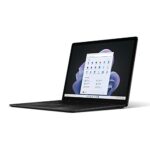 Microsoft Surface Laptop 5 Super-Thin 13.5 Inch Touchscreen Laptop - Black - Intel EVO 12th Gen Core i5, 8GB RAM, 512GB SSD, Windows 11 Home, UK