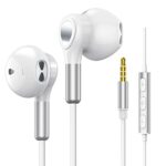 Wired Earphones for 3.5mm Jack Headphones, In-Ear Stereo Noise Isolation Earbuds, Wired Headphones With volume control and Microphone, High Defin