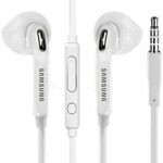 Genuine Original White Samsung EO-EG920BW In Ear Headphones/Stereo Headset/Handsfree Kit/Hybrid Headphones 3.5mm With Tangle-Free Flat Cable Incl