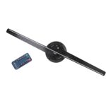 3D Hologram Fan, 16.5in Holographic Advertising Display, 224 LED Holographic Video Projector, 720 x 224 Resolution, for Business Store Shop Bar(U
