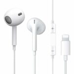 Apple earphones,Lightning headphones iphone wired earphones HiFi-Audio Stereo Noise Isolating Earbuds Mic+Volume Control in-ear headphones Compat