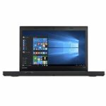 Lenovo ThinkPad L470 Notebook Black 14-inch 1366 x 768 pixels Intel Processor 2.0 GHz 8GB RAM 256GB SSD Webcam Windows 10 Pro (Renewed)