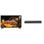 Hisense 32A4EGTUK (32 Inch) HD Smart TV, with Natural Colour Enhancer, DTS Virtual X, VIDAA U5 OS, Youtube, Netflix, Disney HS214 2.1Ch All- In-O
