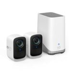 eufy Security S300 eufyCam 3C 2-Cam Kit Security Camera Outdoor Wireless, 4K Camera, Expandable Local Storage Up To 16TB, Face Recognition AI, Sp