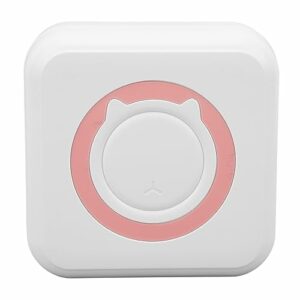 TARSHYRY Thermal Printing Machine, High Efficiency Portable Photo Printer Multiple Templates 200DPI Environment Friendly for Home School Office (