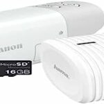 Canon PowerShot ZOOM Essential Kit - Pocket-sized superzoom monocular camera with a micros SD card and power charger, ideal for amateur birdwatch