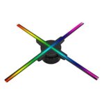 3D Hologram Fan WiFi Projector Hologram Projector Fan Wifi 3d Holographic RGB0805 LED Party Decorations Holograms Fan Advertising Machine Rotatin