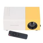 Mini Portable Projector 1920x1080 Resolution Large Screen for Home Outdoor Movie (UK Plug)