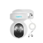 Reolink Spotlight Camera, 5MP PTZ WiFi Security Camera Outdoor with 3X Optical Zoom, Full-Color Night Vision, 2.4/5GHz WiFi Camera with Human/Veh