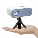 Mini Projector, VOPLLS 1080P Full HD Supported 9500L, Video Projector Portable Outdoor Home Theater Movie Projector, 50% Zoom, Compatible with HD