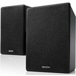 Denon SCN10 Speakers, Two-Way HiFi Speakers for TV Sound System, 2x 65W, Compatible with Receivers & Amplifiers, Elegant Design - Black SCN10BKEM