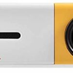 Diyeeni Mini LED Projector,24~60 inches 1080P HD Video Projector with 1000 Lumens,Clear Stereo Sound Portable Projector for Home Theater,Support