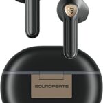 SoundPEATS Wireless Earbuds Hi-Res Audio, Air3 Deluxe HS Semi in-Ear Bluetooth 5.2 Headphones with LDAC In-ear Detection Personalized EQ, ENC Cle