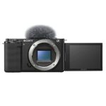 Sony Alpha ZV-E10 APS-C Mirrorless Interchangeable Lens Vlog Camera (Pivoting Screen for Vlogging, 4K Video, Real-Time Eye Auto Focus) Black