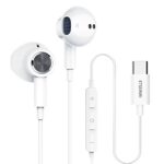 USB C Headphones, In Ear Magnetic USB C Earphones with Mic Volume Control HiFi Stereo USB C Earbuds for G.oogle Pixel 3/4/5, Hua.wei P30 Pro Mate
