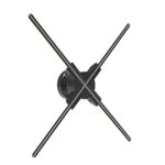 Hologram Projector 3D Holographic Display Air Fan Video Projector Wall-mounted Wifi Led Sign Holographic Lamp Player for Shop, Bar, Party Adverti