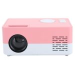 1080P Full HD Projector | Mini LED Projector with Rack | Portable Home Theater Media Player Digital Video Projector Short Throw Projector for Sma