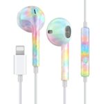 VUNAKE for iPhone Earphones Wired Headphones Earbuds for iPhone 14 Pro Max/13/12/11/X/8 with Microphone Volume Control Heavy Bass Stereo Noise Ca