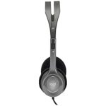 Logitech H110 Wired Headset, Stereo Headphones with Noise-Cancelling Microphone, 3.5-mm Dual Audio Jack, PC/Mac/Laptop - Black