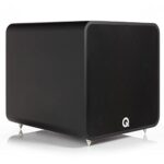 Q ACOUSTICS Q B12 Subwoofer Carbon Black - Featuring Infinite Baffle Enclosure, 12 Inch Driver, 220-watt Class D Amplifier, 50mm Voice Coil - Act