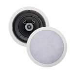 Cambridge Audio C155 - Pair of In-Ceiling Speakers for Music or Home Cinema Systems with Paintable Trim