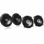 JVC CS J620X (16 cm, 2-Way Coaxial Speaker Black & CS-J510X 250W 13cm Dual-Cone Peak Power Coaxial Speaker System
