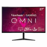 ViewSonic VX2718-2KPC-MHD 27” curved monitor, 2K, VA panel, 165hz, 1ms MPRT, Adaptive Sync, 2 HDMI, DisplayPort, speakers