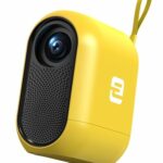 ETOE Mini Projector, Android 9.0 Projector, Video Projector with Prime Video, YouTube, ESPN, 5G WiFi & Bluetooth, 4P & 4D Keystone Correction, Co