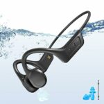 HCMOBI Bone Conduction Headphones,IPX8 Waterproof Running Headphones Built-in 32G Momery,Wireless Bluetooth 5.3 Open Ear Headphones for Running,C