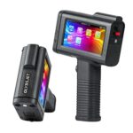 OLYBSJET Handheld Inkjet Printer, Handheld Printer Portable BT-HH6105B2 with 4.3 Inch Touch Screen Quick-Drying Inkjet Coding Machine for Expire