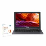 ASUS E203MA 11.6 Inch HD Laptop with Microsoft Office 365 (Intel N4000 Processor, 64 GB eMMC, 4 GB RAM, Windows 10 S)