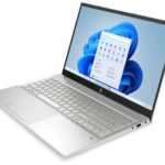 HP Pavilion 15.6" Full HD Touchscreen Laptop PC Intel i5, 8GB RAM, 512GB SSD, Windows 11 - Natural silver + Internet Security for 1 Year