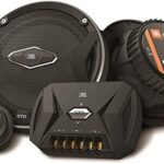 JBL Car GTO 609C 6.5 Inch 2-Way Component Speaker System Including x2 Midrange Speakers and x2 Tweeters - Black