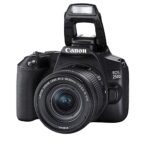 Canon EOS 250D 24.1MP 6000 x 4000 Pixels CMOS 4K Ultra HD Touch Screen Digital Camera - Black Body Kit and EF-S 18-55IS STM